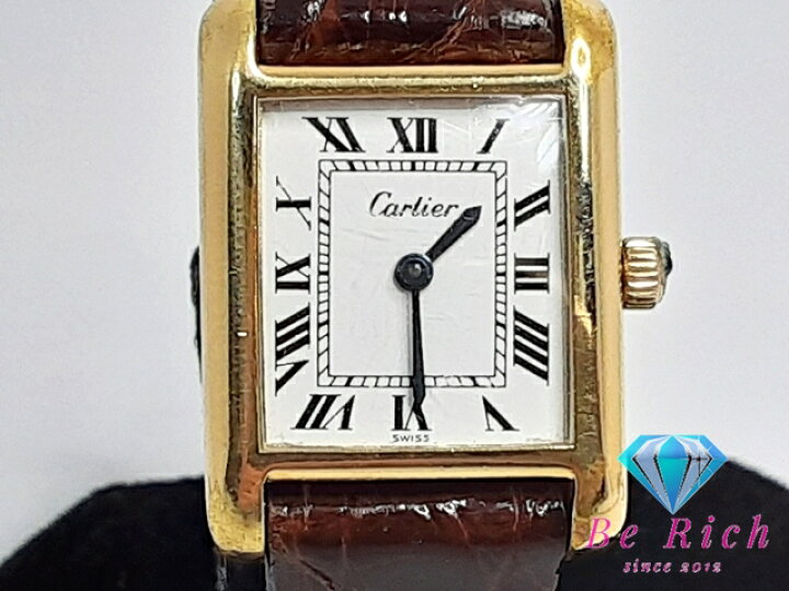 楽天市場】OH済 カルティエ Cartier マストタンク 手巻き レディース 