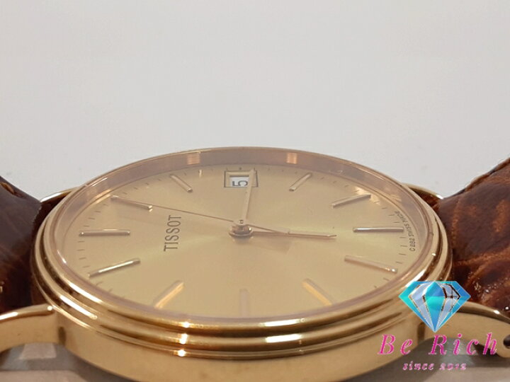 楽天市場】ティソ TISSOT メンズ 腕時計 デイト C282.G ゴールド 