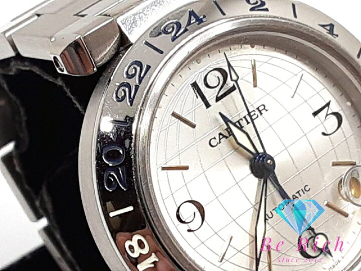 楽天市場】カルティエ Cartier パシャC メリディアン GMT 35mm 自動  