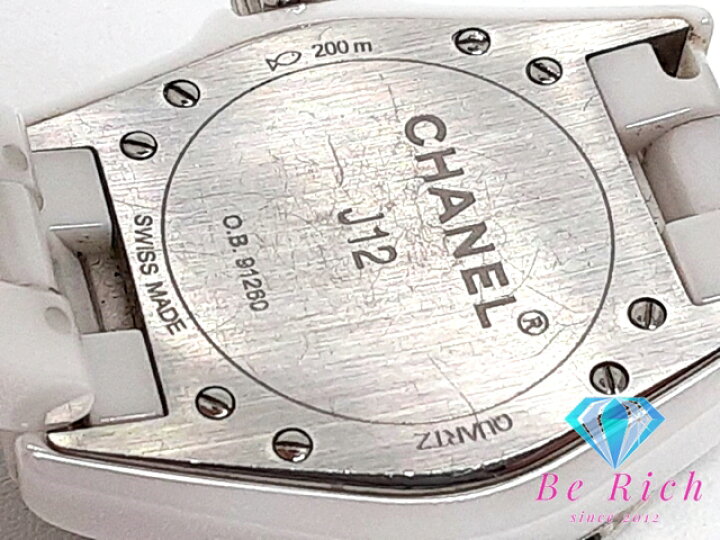 楽天市場】シャネル CHANEL J12 33MM レディース 腕時計 デイト H0968