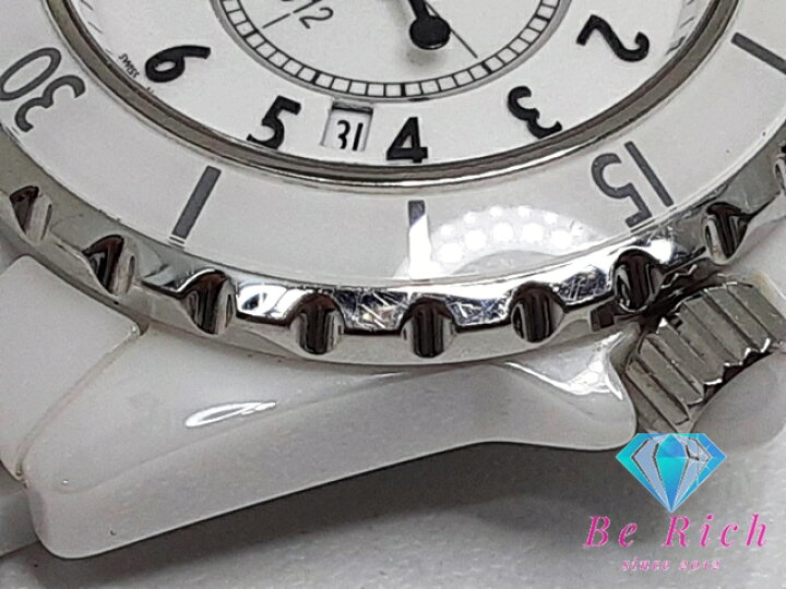 楽天市場】シャネル CHANEL J12 33MM レディース 腕時計 デイト H0968 