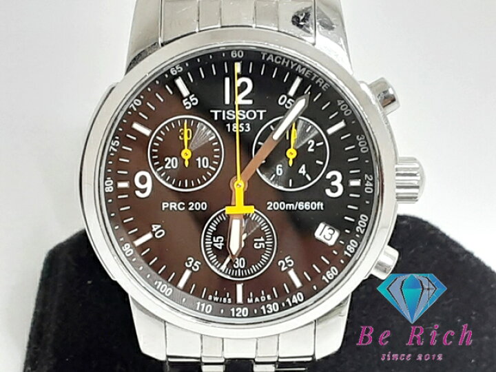 楽天市場】ティソ TISSOT クロノグラフ メンズ 腕時計 デイト T461 黒 