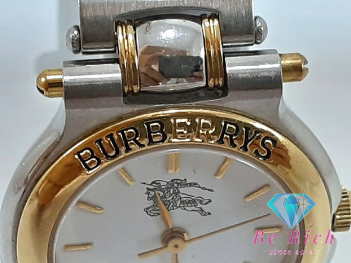 楽天市場】バーバリー BURBERRY レディース 腕時計 デイト 白 シルバー 