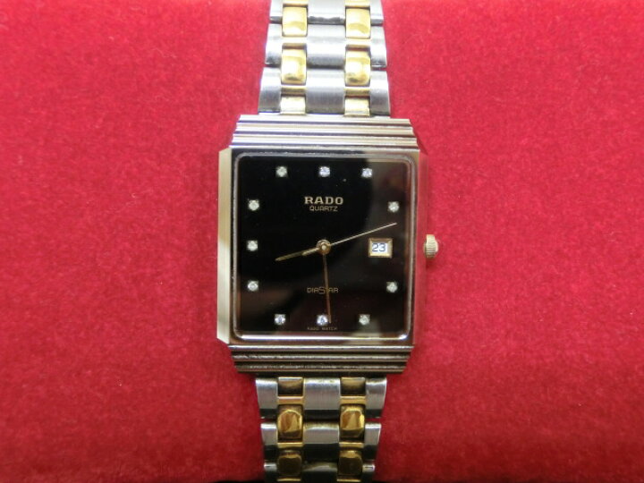 電池交換済・余りコマ有】RADO ラドー ダイヤスター デイデイト 