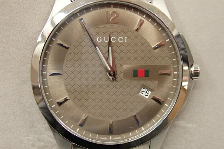 楽天市場】ほぼ未使用品 GUCCI グッチ Gタイムレス メンズ ウォッチ  