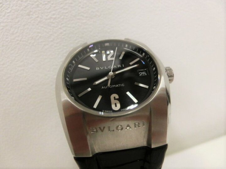 ブルガリ BVLGARI EG35SCH エルゴン クロノグラフ ダイヤモンド 自動  