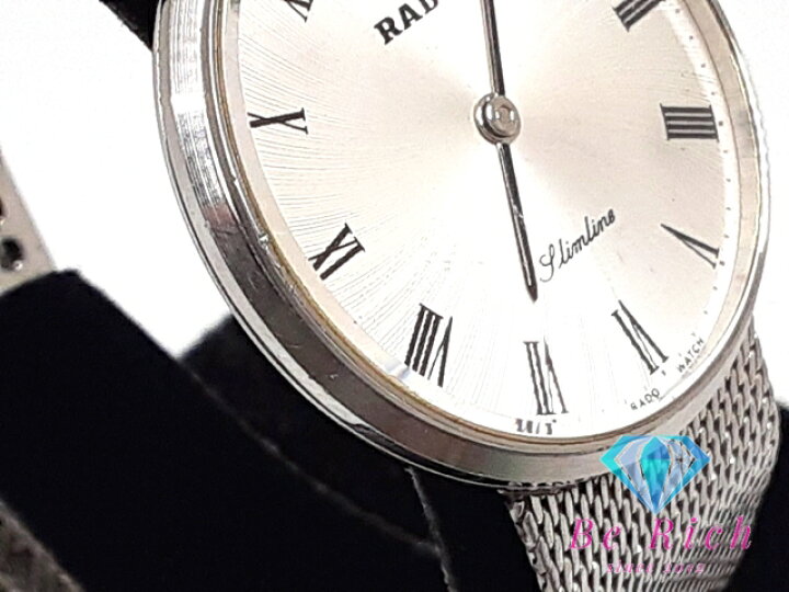 楽天市場】ラドー RADO スリムライン 手巻き メンズ 腕時計 シルバー 