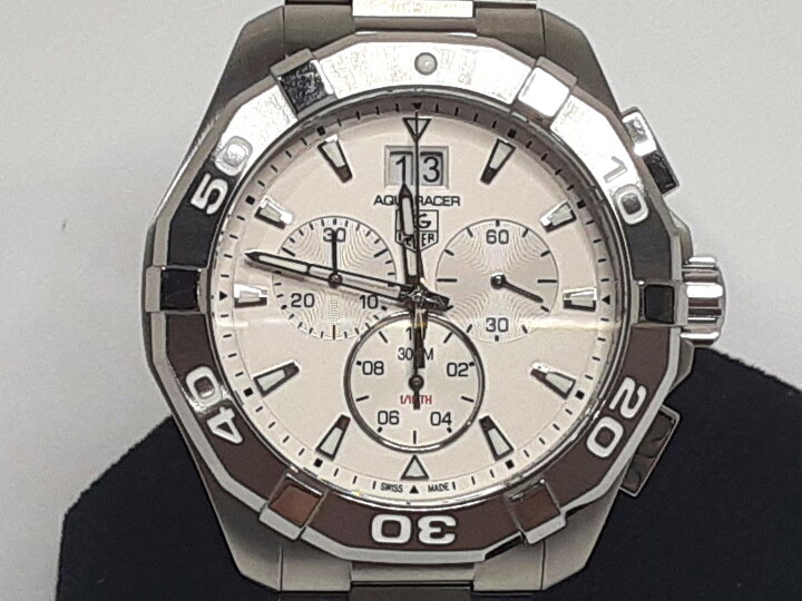 楽天市場】美品 タグ ホイヤー TAG HEUER アクアレーサー 300M クロノ  