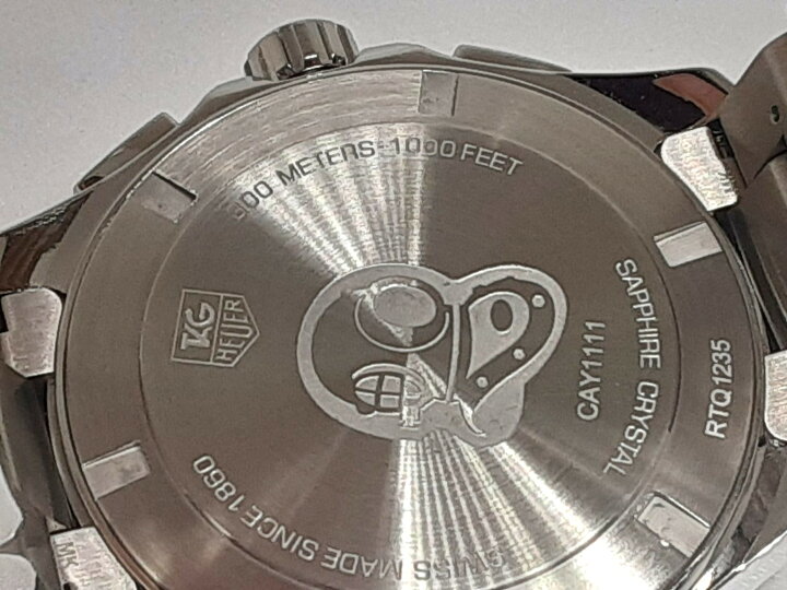 楽天市場】美品 タグ ホイヤー TAG HEUER アクアレーサー 300M クロノ 