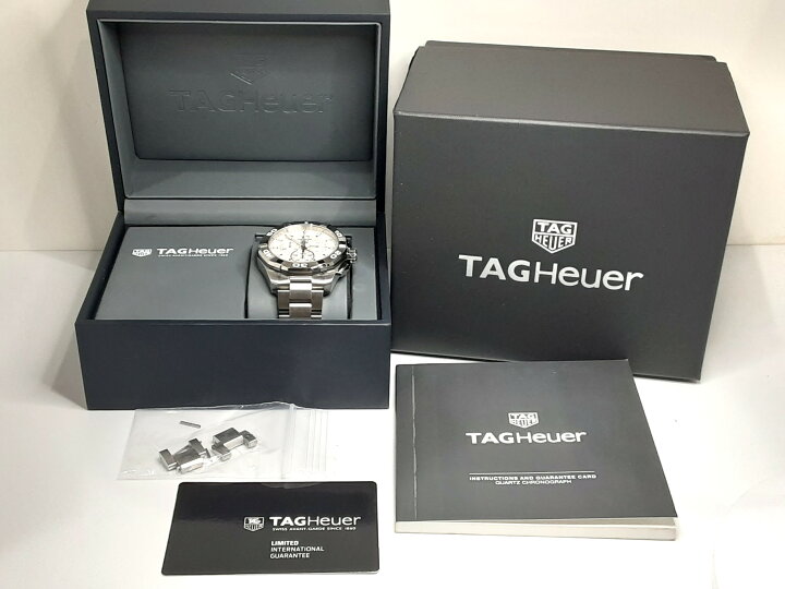 楽天市場】美品 タグ ホイヤー TAG HEUER アクアレーサー 300M クロノ 