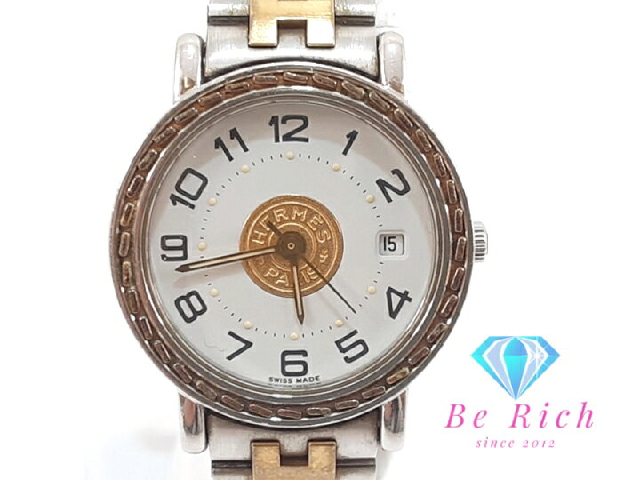 楽天市場】エルメス HERMES セリエ レディース 腕時計 デイト ラウンド  