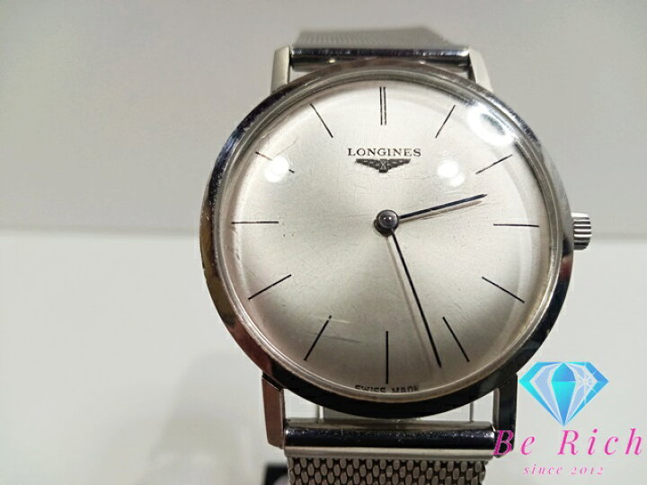 楽天市場】ロンジン LONGINES 手巻き メンズ 腕時計 シルバー SS ロゴ 