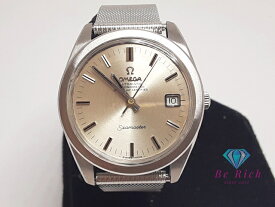 OH仕上げ 済 オメガ OMEGA シーマスター クロノメーター 自動巻き メンズ 腕時計 デイト 166.010 シャンパン ゴールド シルバー SS ブレス アナログ オートマ AT ウォッチ Seamaster 【中古】【送料無料】 bt3250