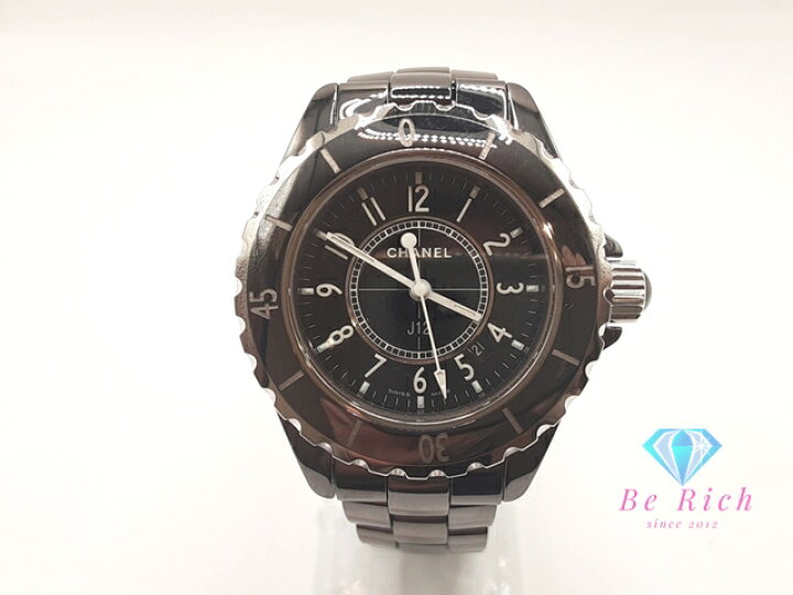 楽天市場】シャネル CHANEL J12 33mm セラミック デイト レディース  