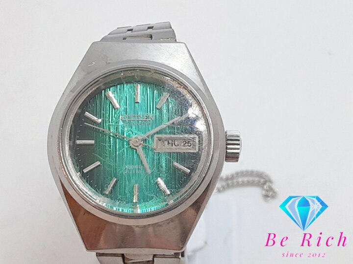 楽天市場】シチズン CITIZEN 自動巻き レディース 腕時計 4-661320  
