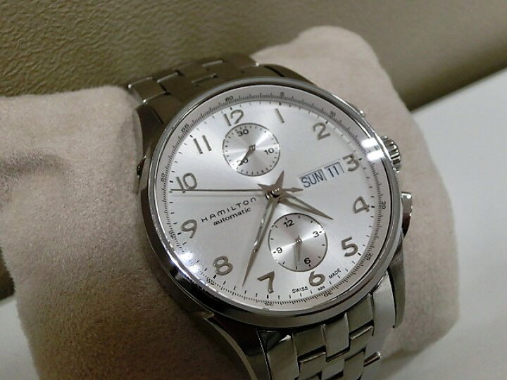 楽天市場】美品 ハミルトン H325760 ジャズマスター マエストロ クロノ  