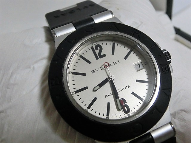 楽天市場】ブルガリ アルミニウム AL38TA メンズ 腕時計 デイト