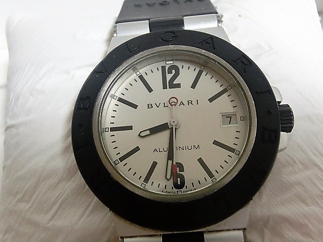 楽天市場】ブルガリ アルミニウム AL38TA メンズ 腕時計 デイト 