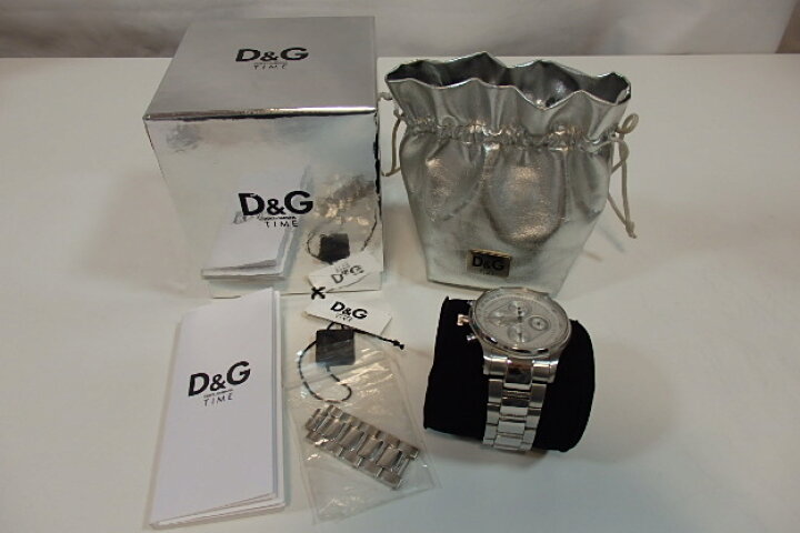 楽天市場】美品 D&G ドルチェ＆ガッバーナ Dolce&Gabbana タイム 