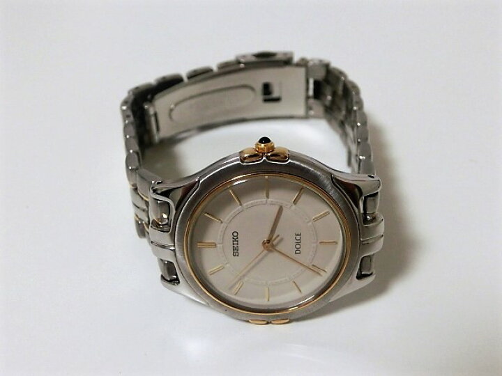 楽天市場】美品 セイコー ドルチェ 8J41-6140 メンズ 腕時計 クォーツ 