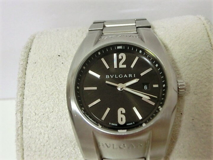 楽天市場】美品 ブルガリ エルゴン EG30S ブラック文字盤 レディース  