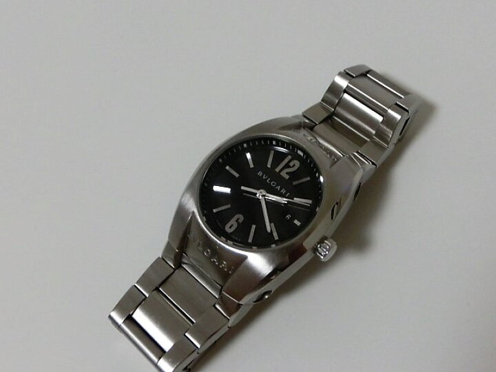 楽天市場】美品 ブルガリ エルゴン EG30S ブラック文字盤 レディース 