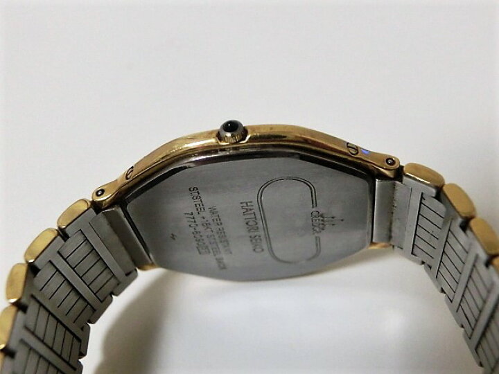 楽天市場】セイコー クレドール 7770-6090 メンズ 腕時計 SS/K18YG  