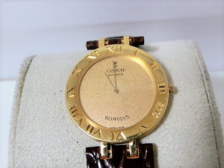 楽天市場】コルム ロムルス 50.102.56 K18YG 750 金無垢 クォーツ 