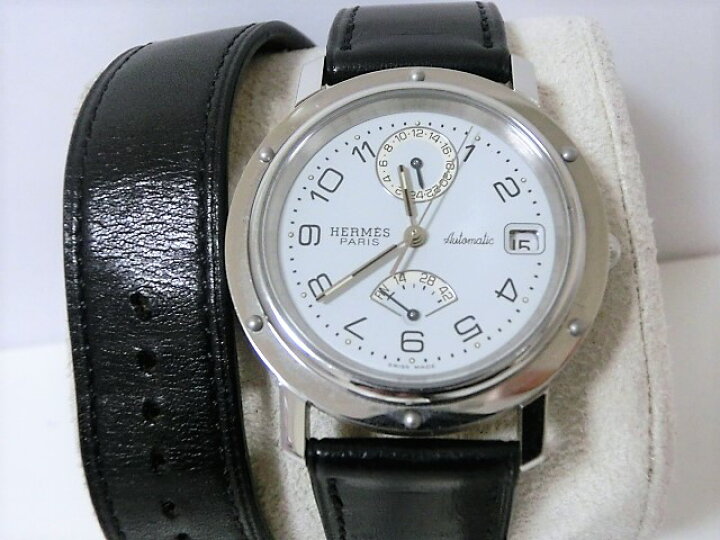 楽天市場】美品 エルメス クリッパー CL5.710 パワーリザーブ ドゥブル 