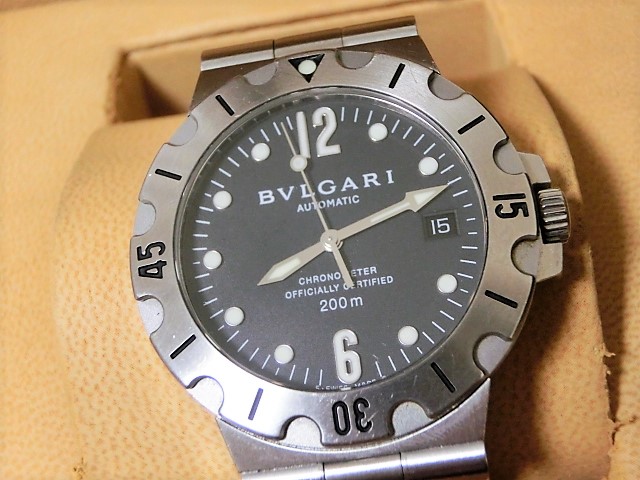 楽天市場】ブルガリ ディアゴノ スクーバ SD38S メンズ 腕時計 200ｍ 