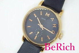 マーク バイ マーク ジェイコブス MARC BY MARC JACOBS ベイカー レディース 腕時計 MBM1331 ネイビー 文字盤 SS レザー スモールセコンド アナログ クォーツ QZ ウォッチ Baker 【中古】【送料無料】 bt1933