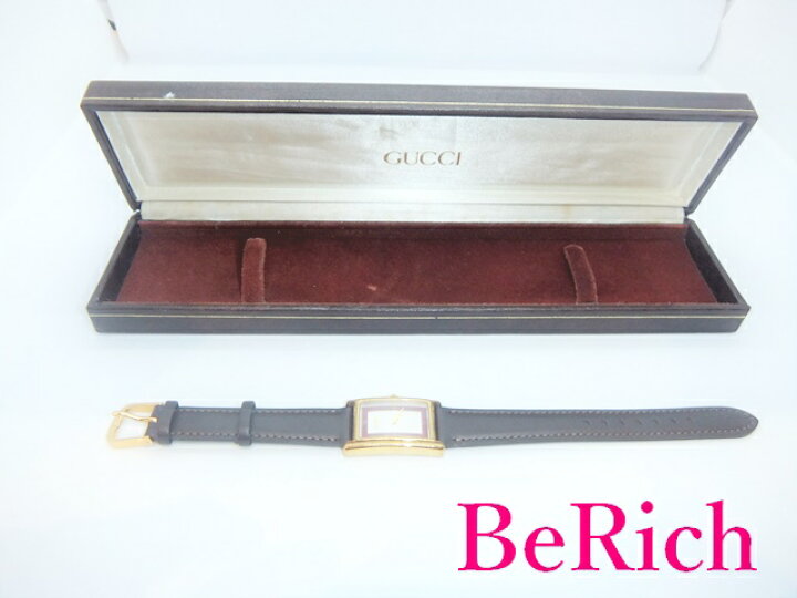 楽天市場】グッチ GUCCI レディース 腕時計 2600L ボルドー 文字盤 SS 