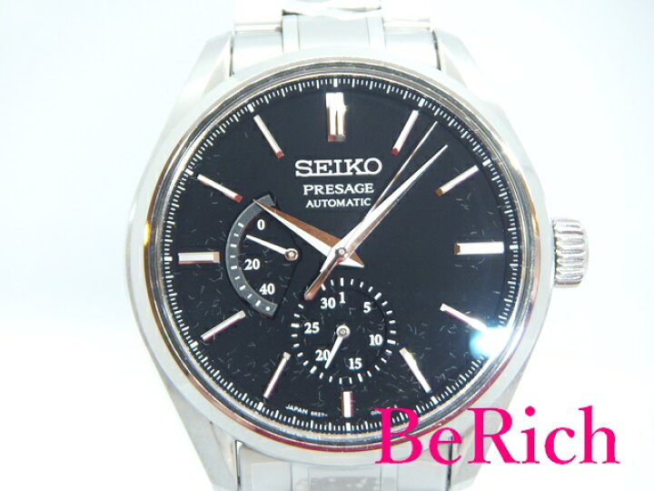 楽天市場】美品 セイコー SEIKO プレサージュ SARW043 6R27 自動巻き 