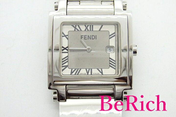 楽天市場】フェンディ FENDI メンズ 腕時計 デイト 6000G スクエア 