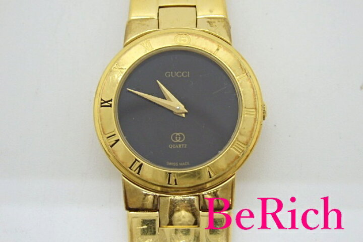 楽天市場】グッチ GUCCI レディース 腕時計 3300L ラウンド 黒  