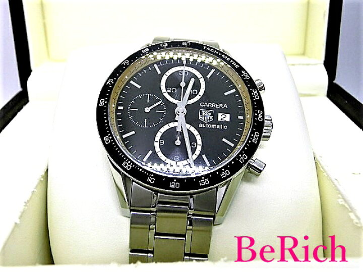 楽天市場】美品 タグホイヤー CV201V.BA0794 カレラ リングマスター 