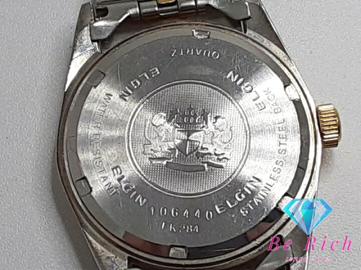 楽天市場】エルジン ELGIN メンズ 腕時計 デイト FK284 デラックス 