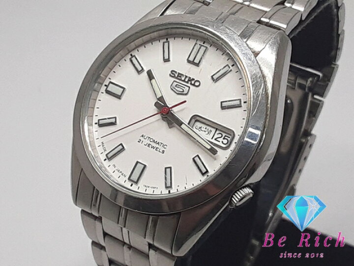 楽天市場】セイコー SEIKO 5 自動巻き メンズ 腕時計 デイデイト 7S26 