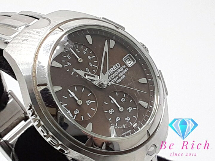 楽天市場】セイコー SEIKO アルバ ワイアード クロノグラフ メンズ 