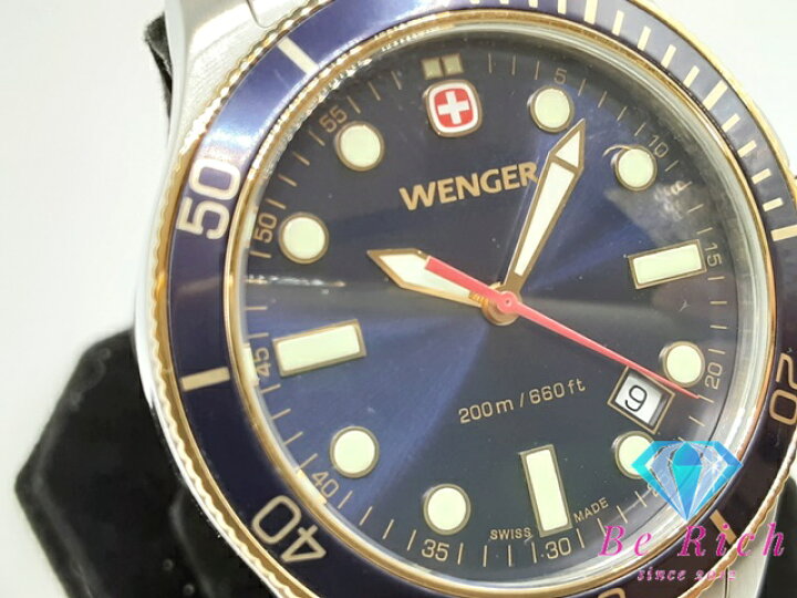 楽天市場】ウェンガー WENGER バタリオン ダイバー 200M メンズ 腕時計 
