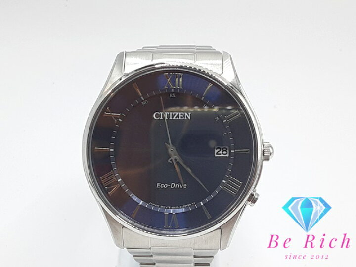 楽天市場】美品 シチズン CITIZEN エコ ドライブ ソーラー電波 メンズ 