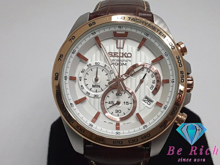 楽天市場】セイコー SEIKO クロノグラフ メンズ 腕時計 デイト 8T63 