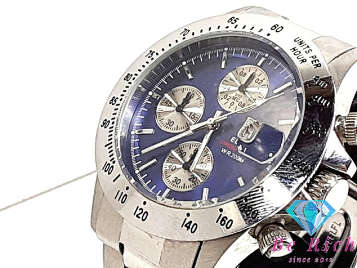 楽天市場】エルジン ELGIN クロノグラフ メンズ 腕時計 デイト FK 