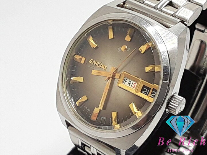 楽天市場】エニカ ENICAR 自動巻き メンズ 腕時計 デイデイト 167-07 