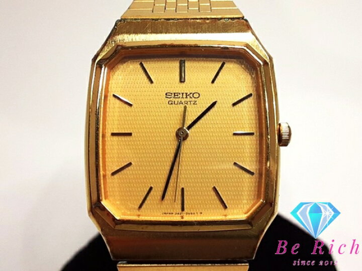 楽天市場】セイコー SEIKO メンズ 腕時計 3421-5230 ゴールド 文字盤  
