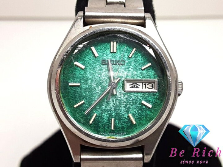 楽天市場】セイコー SEIKO レディース 腕時計 デイト 7903-0050 緑 