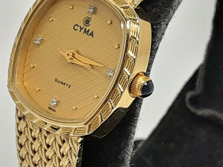 楽天市場】シーマ CYMA レディース 腕時計 616 ゴールド SS GP ブレス 