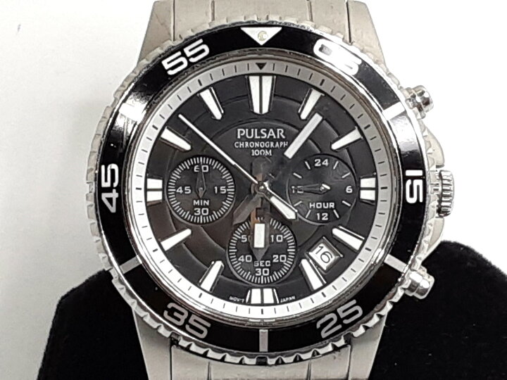 楽天市場】セイコー SEIKO パルサー ダイバー クロノグラフ メンズ 