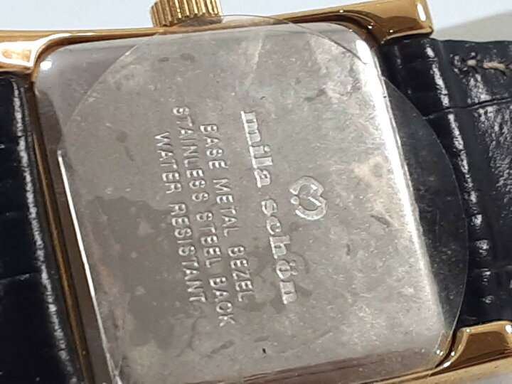 楽天市場】ミラショーン mira schon レディース 腕時計 スクエア 白 黒 