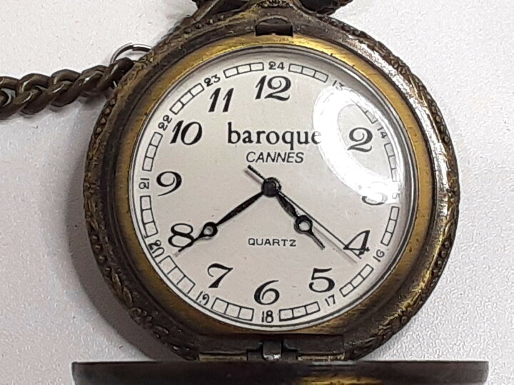 楽天市場】バロック baroque CANNES 懐中時計 ポケットウォッチ 白 